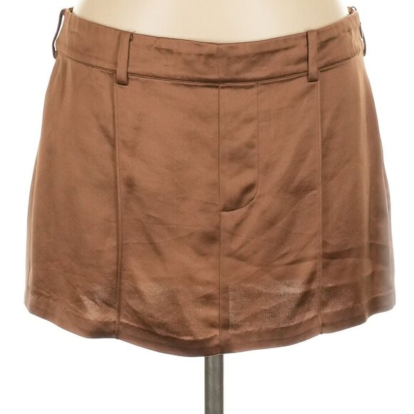 RETROFETE VIVY SKIRT IN COGNAC, SIZE M - Picture 5 of 8